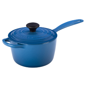 Signature Enameled 3.25Qt Cast Iron Saucepan Marseille