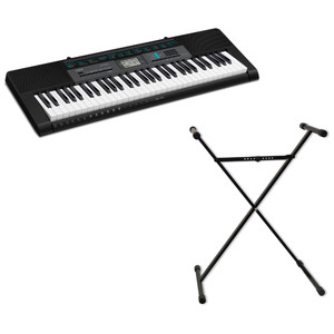 61-Key Dance Mode Keyboard w/ Keyboard Stand