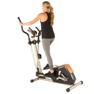Exerpeutic Bluetooth Smart Technology Elliptical Trainer with 21 Workout Programs