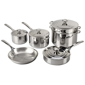 10 Piece Stainless Steel Cookware Set