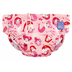 Bambino Mio Reusable Swim Diaper, Mermaid, Medium (6-12 Months)
