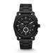 Mens Machine Black Chronograph Stainless Steel Watch Black Dial