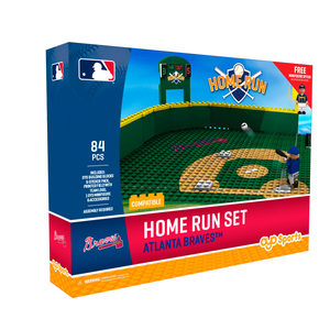 OYO Sports MLB Home Run Derby Atlanta Braves Building Block Set