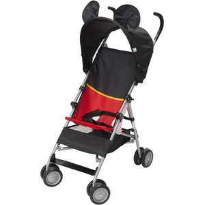 Mickey DLX Umbrella Stroller w/ 3D Canopy & Basket