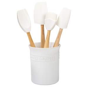 Craft Series 5pc Utensil Set w/ Crock White