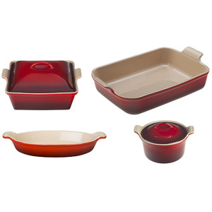 6pc Heritage Stoneware Set Cherry
