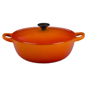 3.5qt Cast Iron Chefs Oven Flame