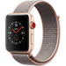Watch Series 3 42mm Smartwatch (GPS + Cellular, Gold Aluminum Case, Pink Sand Sport Loop)