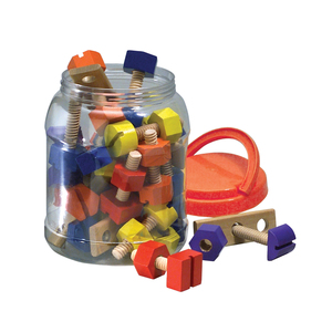 The Original Toy Company Nuts & Bolts Wooden 38Ct