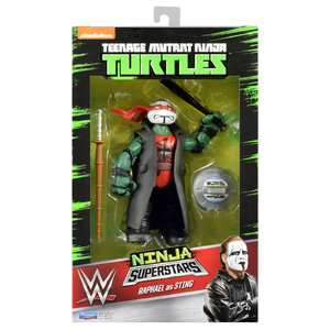 WWE Raphael as Sting - Teenage Mutant Ninja Turtles 2 TMNT Ninja Superstars Toy Wrestling Action Figure