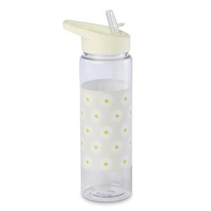 Plastic Sports Bottle - Daisies