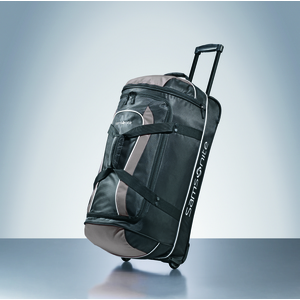 Andante Drop Bottom 32" Wheeled Duffel Black/Gray