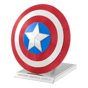 Fascinations Toys & Gifts Metal Earth 3D Laser Cut Model - Marvel Avengers Captain America's Shield