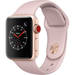 Watch Series 3 38mm Smartwatch (GPS + Cellular, Gold Aluminum Case, Pink Sand Sport Band)