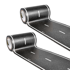 PlayTape Classic Road Series Bundle 30 ft x 4 in Black Road, 2 pack