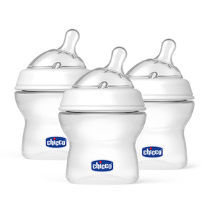 NaturalFit Tri-Pack Bottles 5oz 0m+ w/ Bonus Straight Nipple