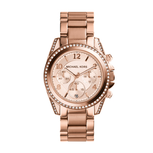 Ladies Blair Shiny Rose Gold SS Bracelet Watch