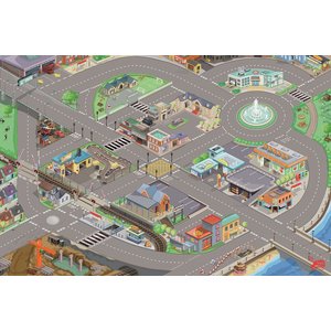 Le Toy Van Town Road Play Mat