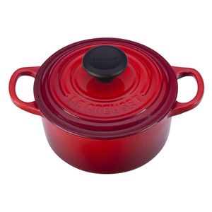 Signature Cast Iron 1 Qt Round French Oven Cherry
