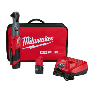 M12 FUEL 1/2" Ratchet Kit w/ 2 Batteries
