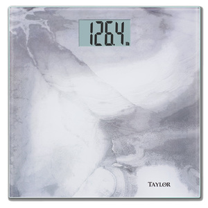 Glass Digital Scale Gray Marble