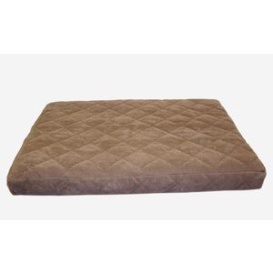 Carolina Pet Company Small Quilted Orthopedic "Jamison"  Protector Pad - Chocolate
