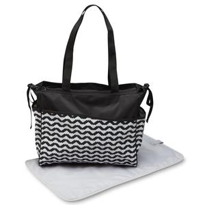 Little Wonders 3-Piece Diaper Bag Set - Chevron